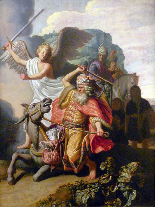 L'Ânesse de Balaam, 1626, Rembrandt