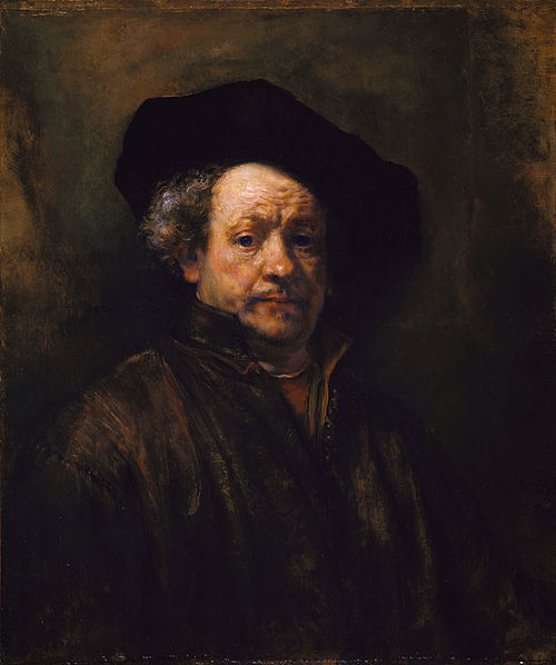 Self portrait, 1660, Rembrandt