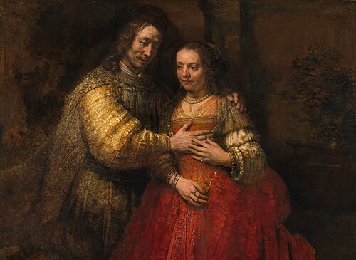 The Jewish Bride, 1667, Rembrandt