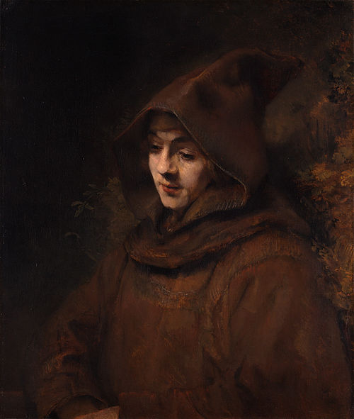Titus as a Monk, 1660, Rembrandt