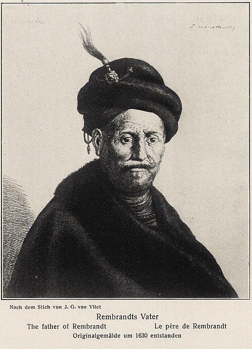 Portrait of a man (known from engraving), 1634, Rembrandt