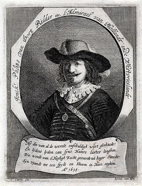 Portrait of Admiral Philips van Dorp (1587-1652), 1634, Rembrandt