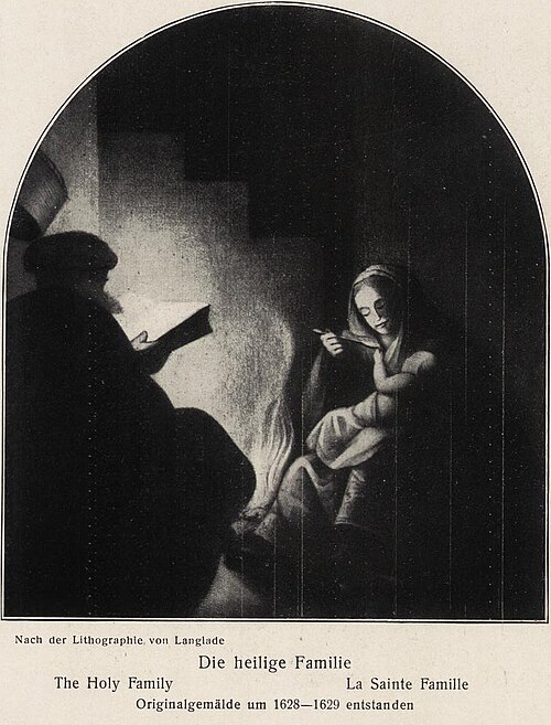 Holy Family, 1650, Rembrandt