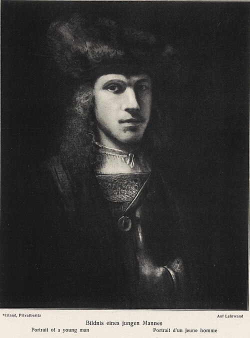 Portrait of a Young Man, 1650, Rembrandt