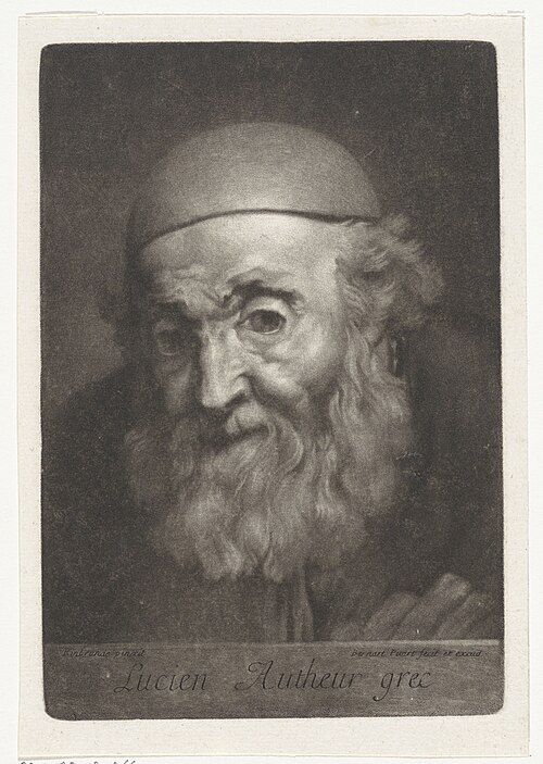 Portrait of the Writer Lucian of Samosata, 1650, Rembrandt