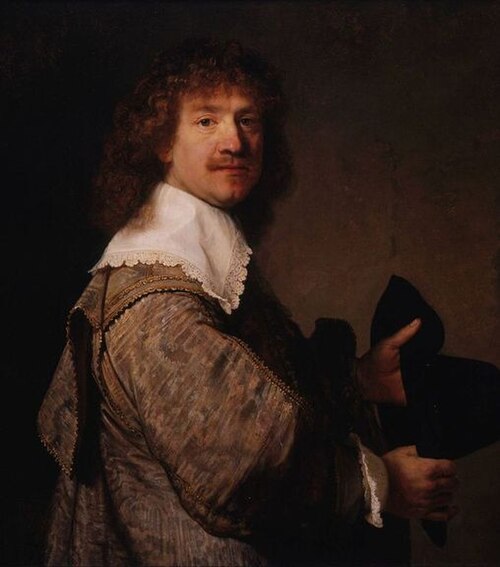 Portrait of a Man holding a Hat, 1650, Rembrandt