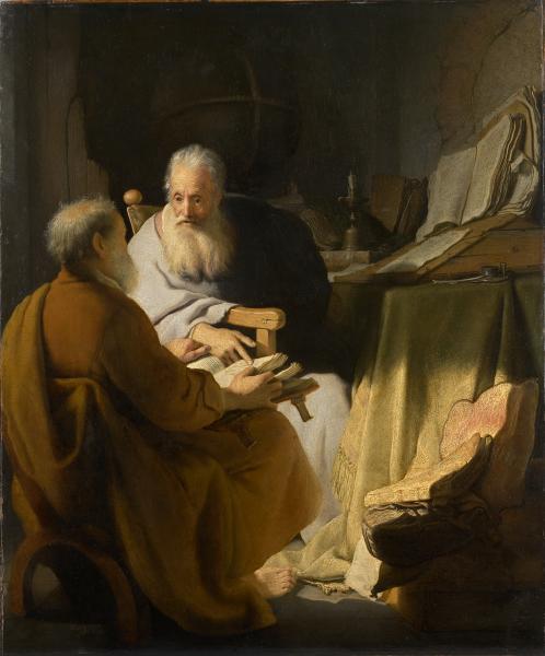 Différend entre deux vieillards, 1628, Rembrandt