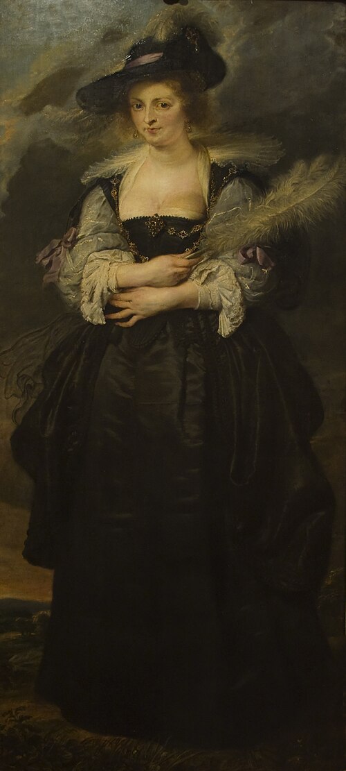 Portrait d'Hélène Fourment, 1642, Pierre Paul Rubens