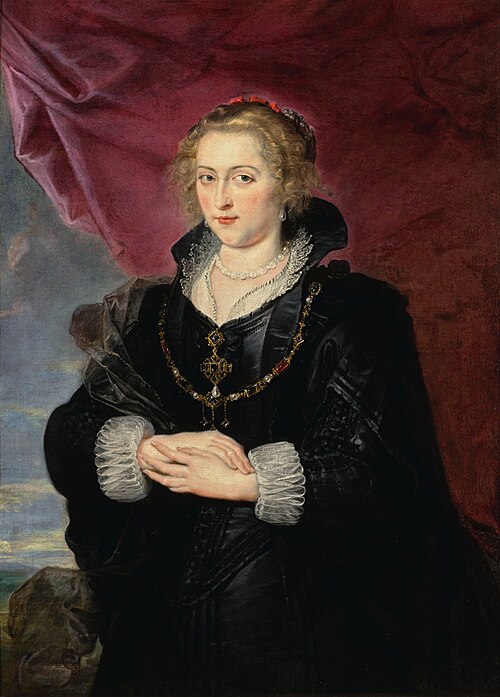 Portrait of a Lady, wearing an elaborate black dress and cloak, 1762, Pierre Paul Rubens