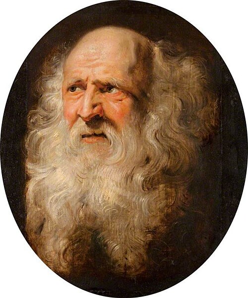 Head of an Old Man, 1609, Pierre Paul Rubens
