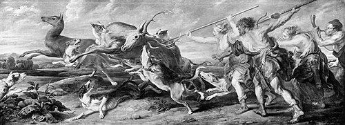 Diana on the stag hunt, 1632, Pierre Paul Rubens