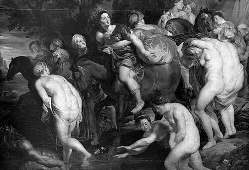 The escape of Cloelia, 1620, Pierre Paul Rubens