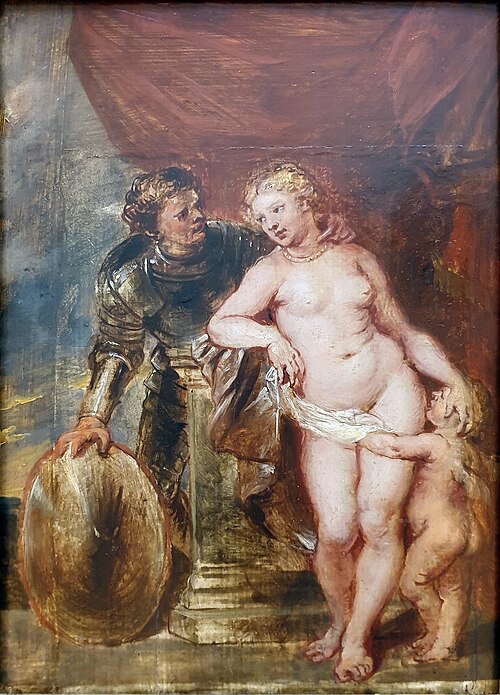 Mars, Venus and Amor, 1637, Pierre Paul Rubens