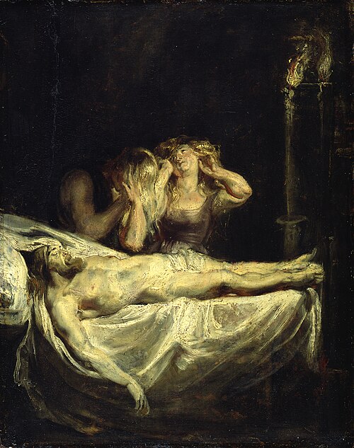 La lamentation sur le corps du Christ mort, 1610, Pierre Paul Rubens