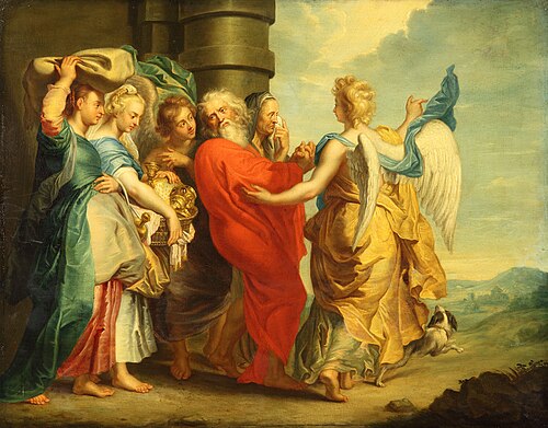 Flight of Lot and his Daughters, 1707, Pierre Paul Rubens