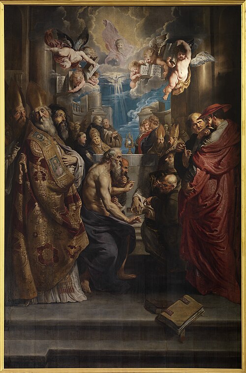 Real Presence in the Holy Sacrament, 1609, Pierre Paul Rubens