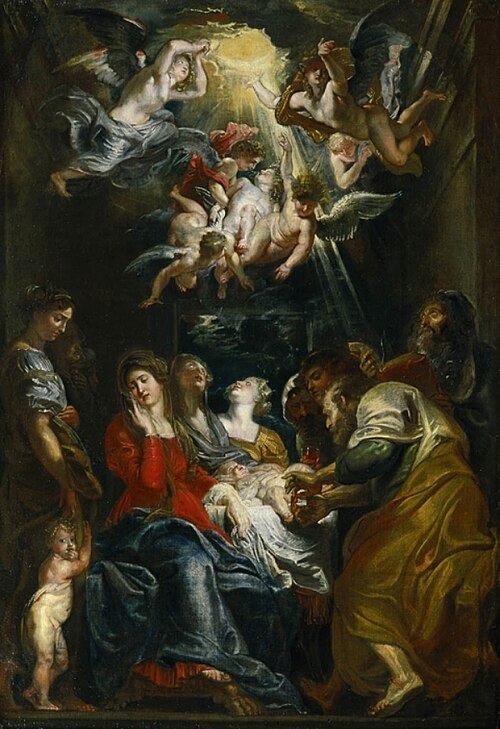 Circumcision of Christ, Vienna, 1605, Pierre Paul Rubens