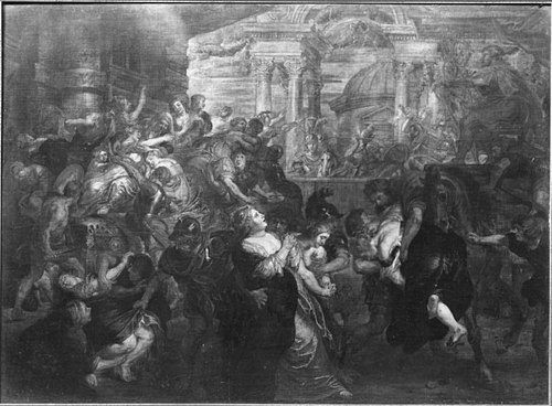 The Rape of the Sabine Women, 1650, Pierre Paul Rubens