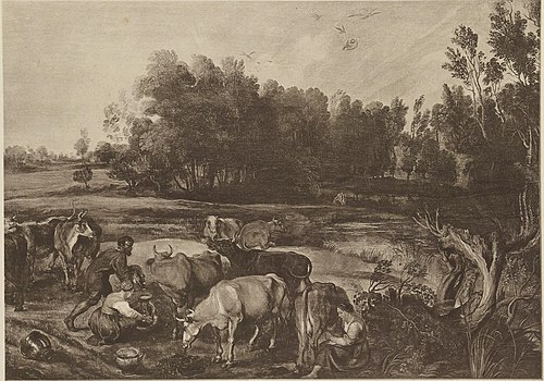 Paysage, 1640, Pierre Paul Rubens