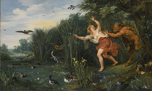 Pan et Syrinx, 1613, Pierre Paul Rubens