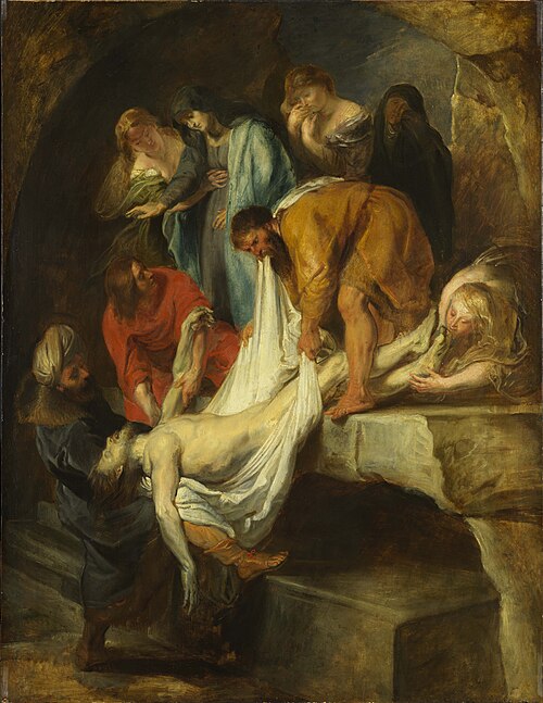 Entombment, 1615, Pierre Paul Rubens