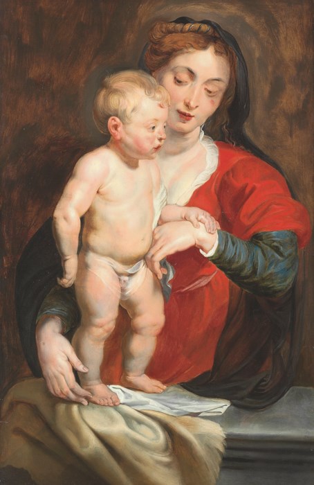 Vierge à l'Enfant, 1630, Pierre Paul Rubens