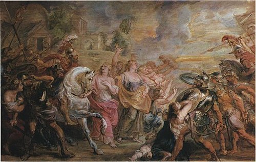 The Reconciliation of the Romans and Sabines, 1639-1640, 1635, Pierre Paul Rubens