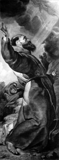 Saint Francis receiving the stigmata, 1618, 1618, Pierre Paul Rubens
