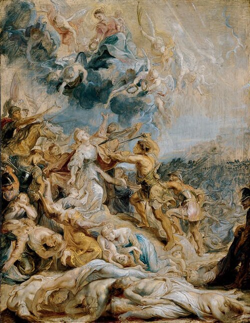 Martyrdom of St. Ursula, 1620, Pierre Paul Rubens