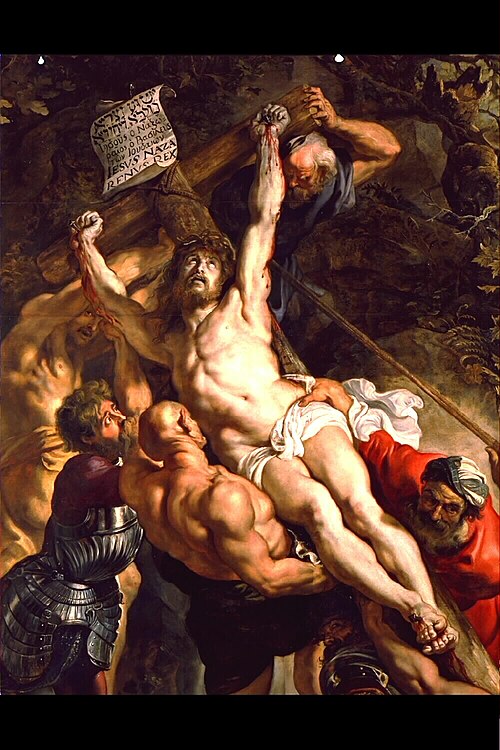 L'Érection de la croix, 1610, Pierre Paul Rubens