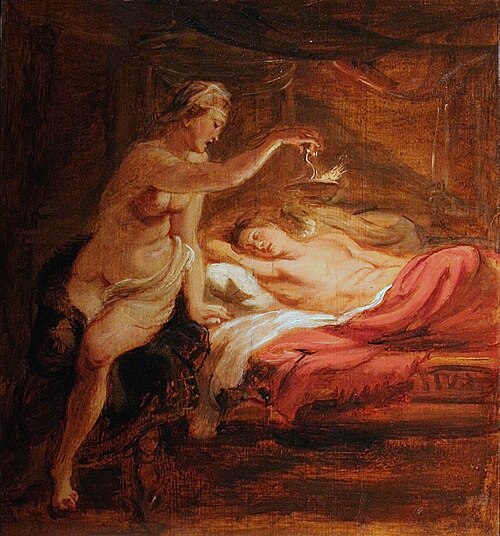 Psyché et l'Amour, 1636, Pierre Paul Rubens