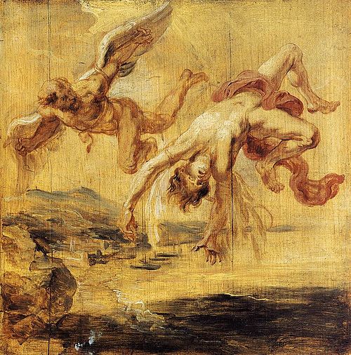 La chute d'Icare, 1636, Pierre Paul Rubens