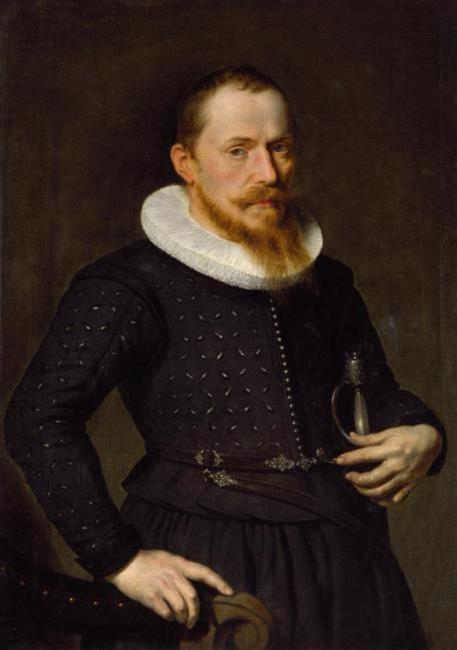 Portrait of a Man with a Sword, 1598, Pierre Paul Rubens