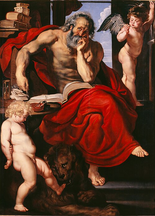 St. Jerome in his study, 1608, Pierre Paul Rubens