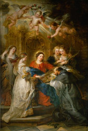 Ildefonso Altarpiece (central panel), 1630, Pierre Paul Rubens