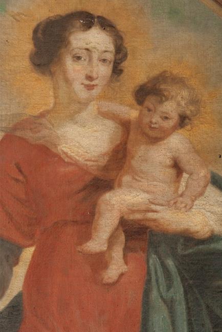 Madonna and Child (St. Roch altarpiece), 1623, Peter Paul Rubens