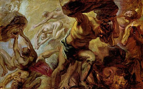 La chute des Géants, 1636, Pierre Paul Rubens
