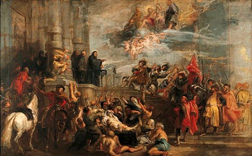 Les mairacles de saint Benpît, 1630, Pierre Paul Rubens