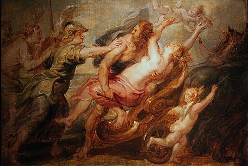 L’enlèvement de Proserpine, 1636, Pierre Paul Rubens