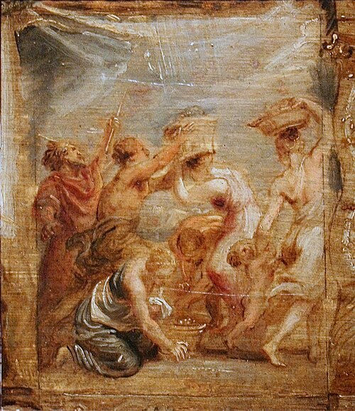 Les Israélites recueillant la manne, 1626, Pierre Paul Rubens