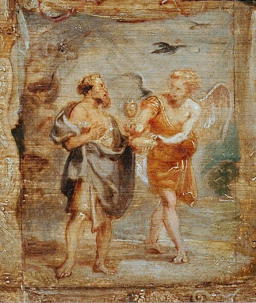 Elie et l’Ange, 1626, Pierre Paul Rubens