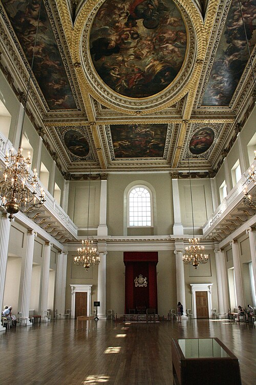 Glorification of King James I (series of sketches and canvases by Rubens for Banqueting house, White, 1633, Pierre Paul Rubens