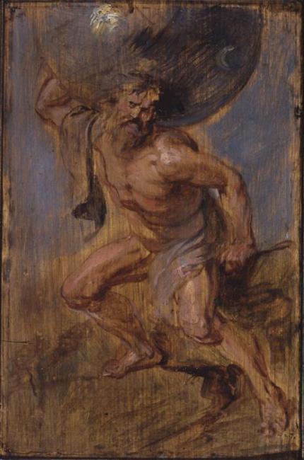 Atlas, 1639, Pierre Paul Rubens