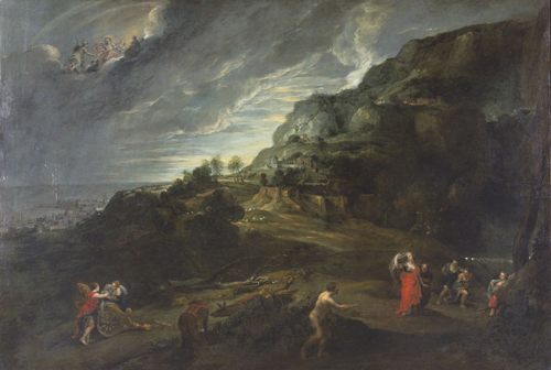 Ulysses Landing on the Island of the Phaeacians, 1630, Pierre Paul Rubens