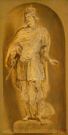 Statue of Frederick III in a niche, 1634, Pierre Paul Rubens