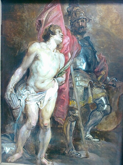 Saint Sébastien et Saint Georges, 1628, Pierre Paul Rubens