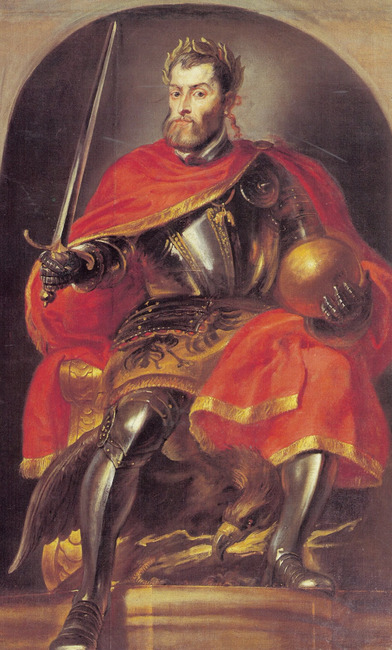 Portrait of the Emperor Charles V (Pompa Introitus Ferdinandi), 1634-1635, 1635, Pierre Paul Rubens