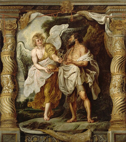 Le prophète Élie et l'Ange dans le désert, 1627, Pierre Paul Rubens