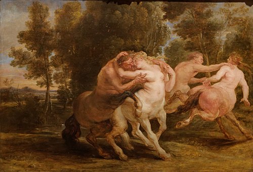 Les amours des Centaures, 1635, Pierre Paul Rubens