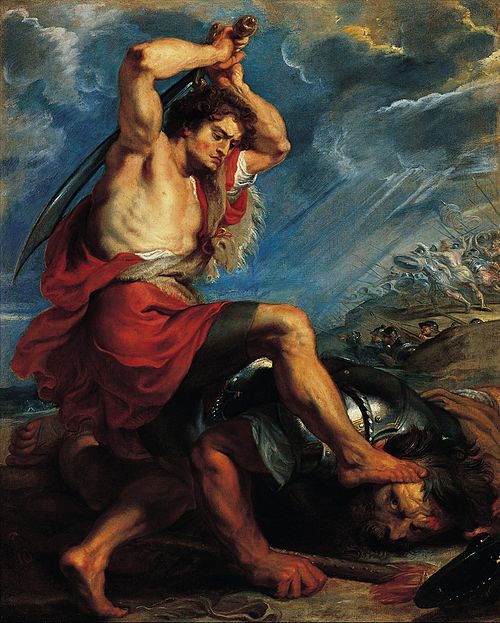 David Slaying Goliath, 1616, Pierre Paul Rubens